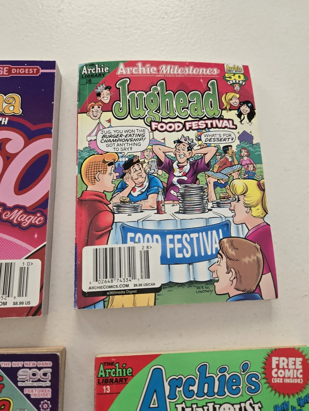 4 Archie Series Books 1 Betty Veronica Double Digest #147 Archie's Funhouse